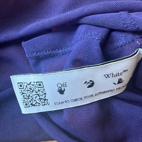 Off-White cropped mesh tee - Picture 8 of 9